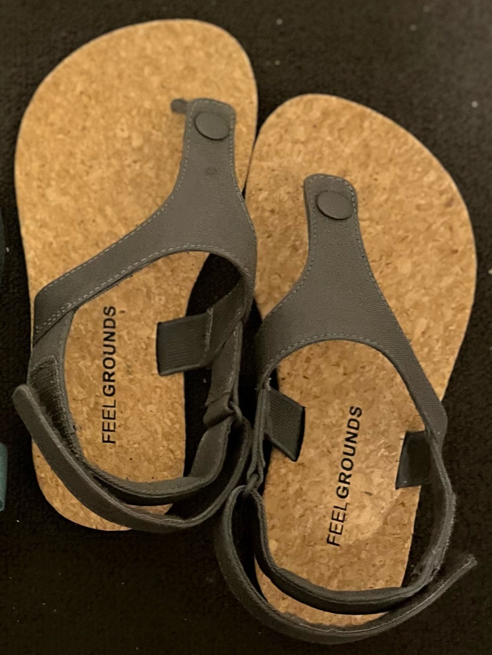 36 feelgrounds SEASIDE TWILL sandals stone grey NEW barefoot